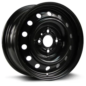 RTX Wheels – Steel Wheel – Black – 14″x6″ 38mm – All weather Wheels – X99401